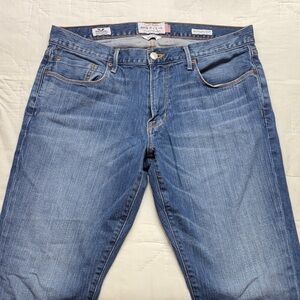 Collector Vintage Lucky Brand 221 Original Boot Jeans 33x32 White Oak Cone USA